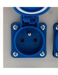 Coffret De Distribution Sur Prises 230v Avec Sortie Usb-Carré Rouge Discount