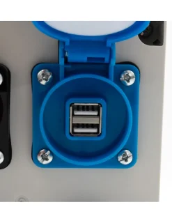 Coffret De Distribution Sur Prises 230v Avec Sortie Usb-Carré Rouge Discount