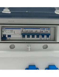 Coffret De Prises Triphasé 32a-Carré Rouge New