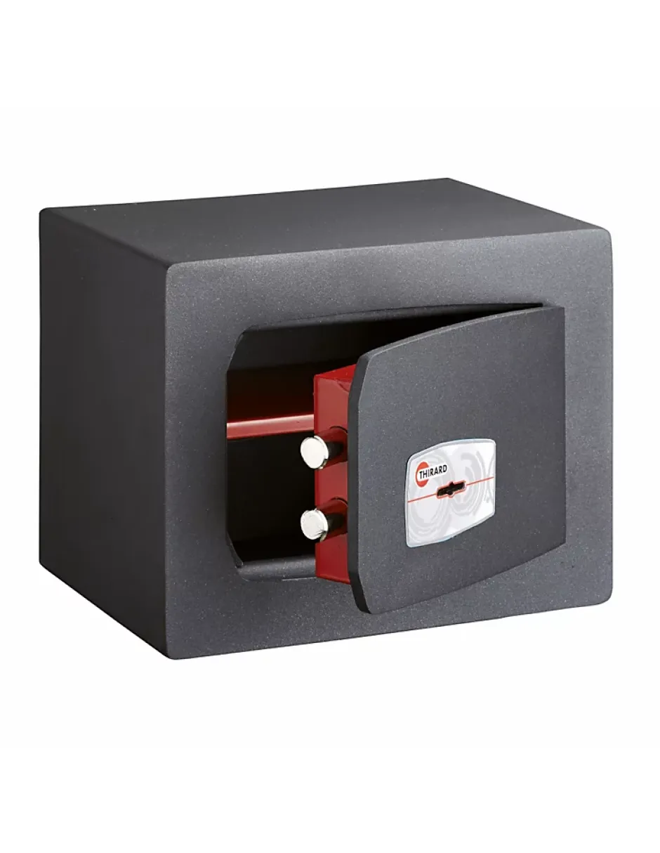 Coffret de sécurité à poser Frontenac, fermeture par clé, 2 pênes, 8.5L --Thirard Discount