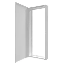 Coffret d'habillage 18 modules en acier blanc pour tableaux éléctriques - H 1170 x L 450 x P 140 mm - Réf. RCHM186^Atole Discount