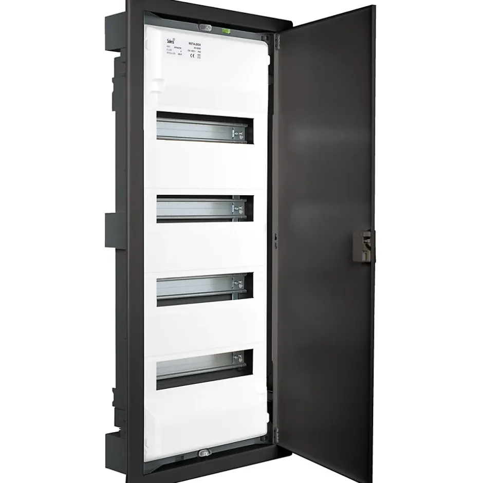 Coffret encastré anthracite 4 rangées^Solera New