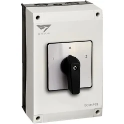 Coffret Inverseur De Source Manuel 63a Monophasé Ou Triphasé Pour Groupe électrogène - Avec Position 0-Imo Sale