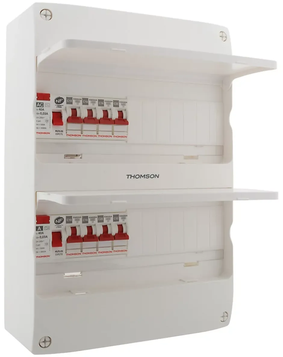 Coffret électrique 2 rangées 26 modules T1/T2 Thomson^ New