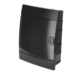 Coffret électrique encastré 16 modules Tableau électrique nu noir fumé, 215 x 290,5 x 110 mm, HOROZ^Horoz Electric Sale