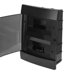 Coffret électrique encastré 16 modules Tableau électrique nu noir fumé, 215 x 290,5 x 110 mm, HOROZ^Horoz Electric Sale