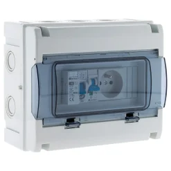 Coffret électrique IP65 8 modules + accessoires^Zenitech Online