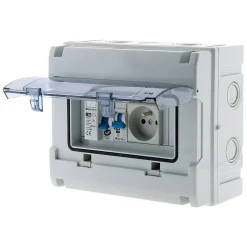 Coffret électrique IP65 8 modules + accessoires^Zenitech Online