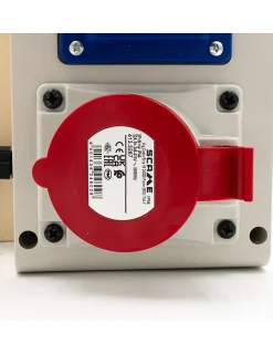 Coffret Triphasé 18/36 Kws Avec Prises^Carré Rouge New