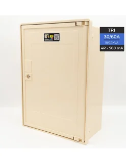 Coffret Triphasé 18/36 Kws Avec Interrupteur Différentiel^Carré Rouge Online