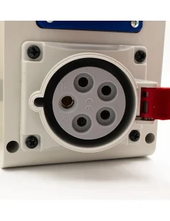 Coffret Triphasé 6/18 Kws Avec Prises-Carré Rouge Clearance