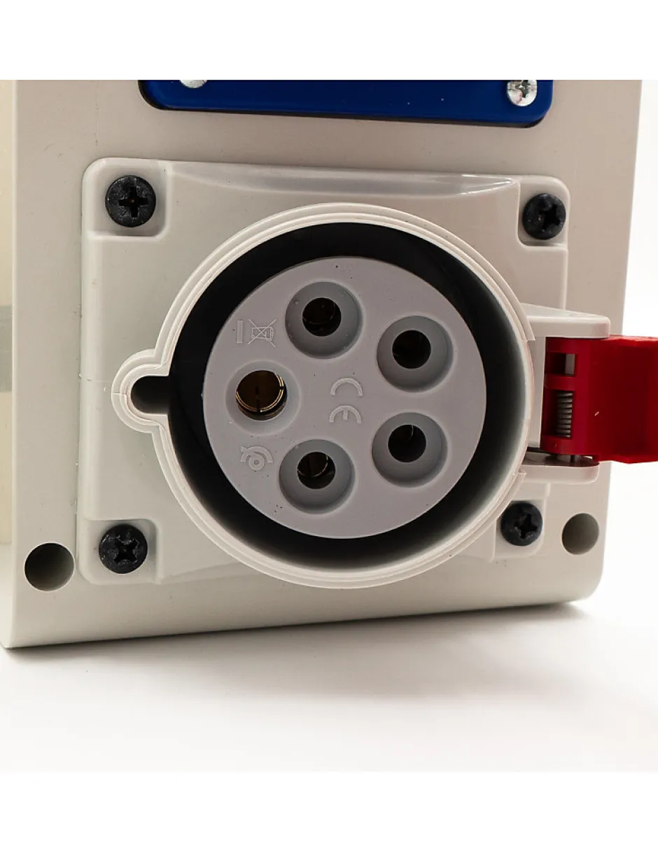 Coffret Triphasé 6/18 Kws Avec Prises-Carré Rouge Clearance