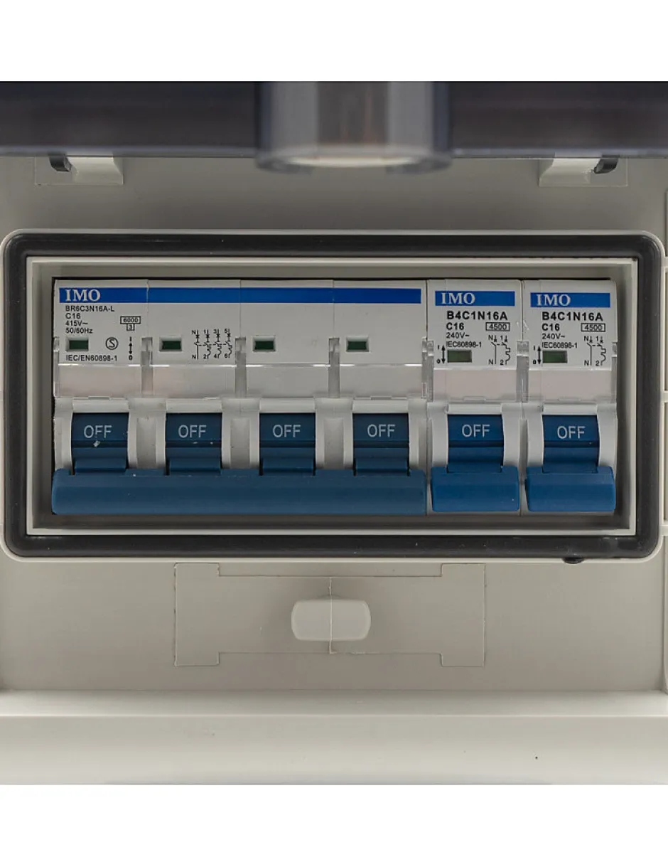 Coffret Triphasé 6/18 Kws Avec Prises-Carré Rouge Clearance