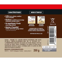 Colle à bois tous bois et dérivés 250g^Sintobois Sale
