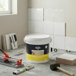 Colle carrelage mur intérieur cuisine et salle de bain blanc 25kg-Volden New