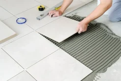 Colle carrelage sol int/ext et mur intérieur gris C2 25kg^Volden Sale