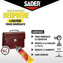 Colle contact néoprène liquide tous matériaux tube de 55 ml-Sader Outlet