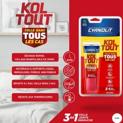 Colle Koltout blanc express 50 ml^Cyanolit Online
