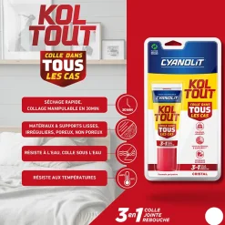 Colle Koltout transparent 50 ml^Cyanolit Outlet