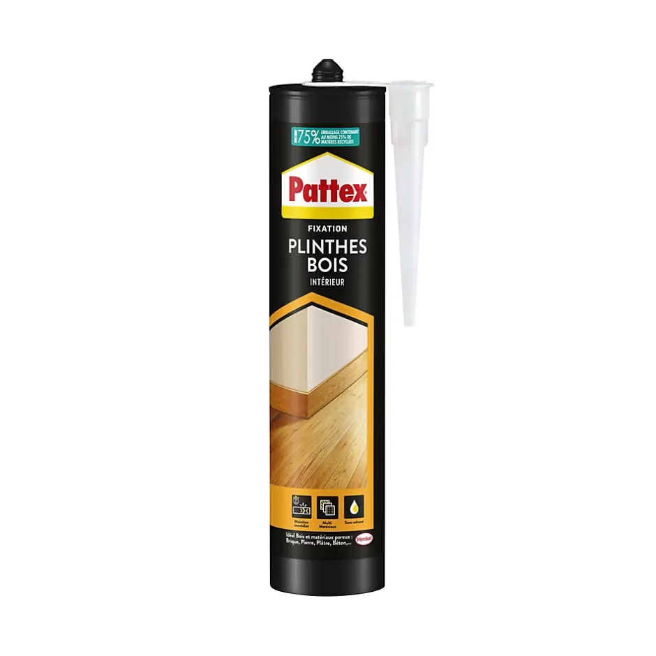 Colle de fixation bois intérieur 380g-Pattex