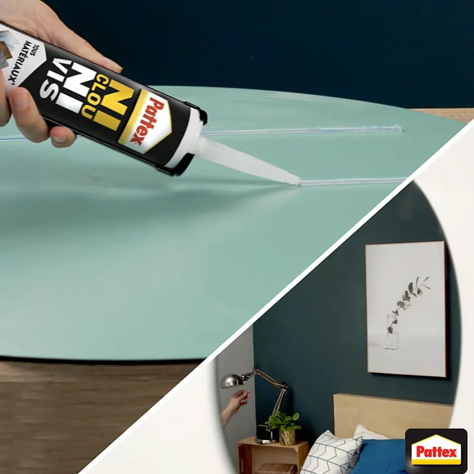 Colle de fixation Crystal 290g-Pattex Discount