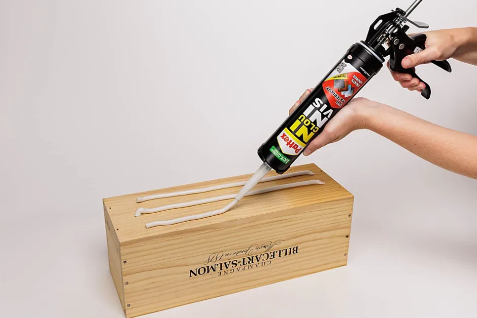 Colle de fixation Ni clou ni vis tous matériaux blanc 460g-Pattex Best