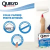 Colle en poudre - adaptée pour tout papiers peints intissés - surface de couverture 32 m² - 30621359-Quelyd