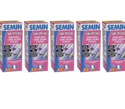 Colle en Poudre pour Papiers Peints Sem-Spéciale , Vinyls, Lourds, Spéciaux et Intissés, Intérieur, Boite 200 g (lot de 5)^Semin Sale