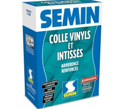 Colle en Poudre pour Papiers Peints Vinyls et Intissés , Boite de 300 g^Semin New