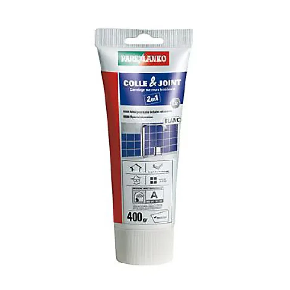 Colle et joint carrelage mur intérieur blanc 400 g^Parexlanko Sale