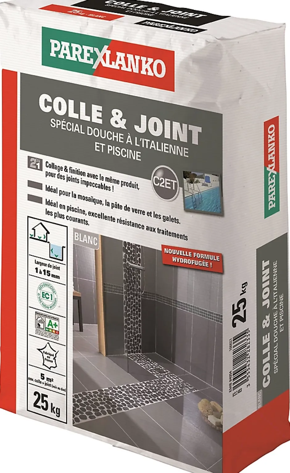 Colle et joint spéciale douche italienne 25 kg^Parexlanko Discount