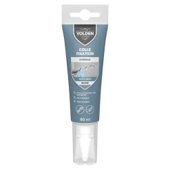 Colle fixation acrylique 80 ml blanc^Volden
