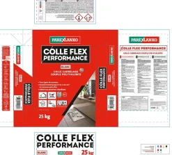 Colle Flex performance Blanc tous type de carreaux 25Kg-Parexlanko