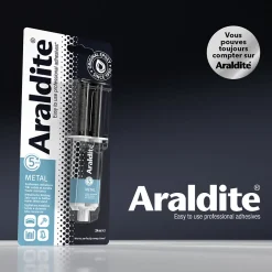 Colle haute performance epoxy à prise rapide Métal 24 ml-Araldite Best