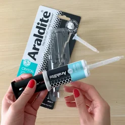 Colle haute performance epoxy à prise rapide Crystal 24 ml^Araldite Sale