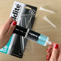 Colle haute performance epoxy à prise rapide Crystal 24 ml^Araldite Sale