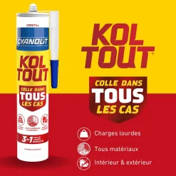Colle Koltout Transparente cartouche 290 ml-Cyanolit Best