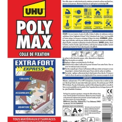 Colle mastic extra forte express invisible 300g^UHU Online