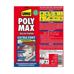 Colle mastic extra forte Poly max noir 425g^UHU Online