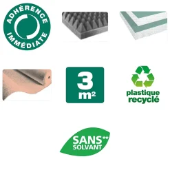 Colle mastic pour plaques Depron et revêtements isolants Quelyd 1kg^ Outlet