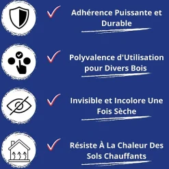 Colle Parquet - 5 L - Codeve Bois - Pour L'assemblage De Votre Parquet, Plancher, Escalier Ou Autre Sol En Bois.-Codève Bois Clearance