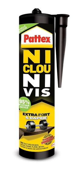 Colle Ni Clou Ni Vis extra fort et rapide cartouche 380g^Pattex New
