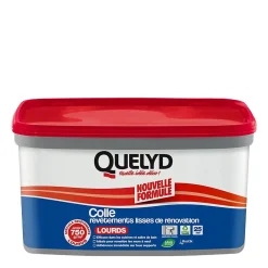 Colle pour revêtements lisses de rénovations lourds (jusqu'à 750g/m²) pâte 5kg-Quelyd Outlet