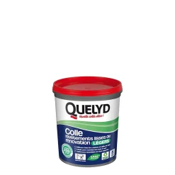 Colle pour revêtements lisses de rénovations légers (jusqu'à 200g/m²) pâte 1kg-Quelyd Outlet