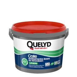 Colle pour revêtements lisses de rénovations légers (jusqu'à 200g/m²) pâte 5kg^Quelyd Outlet