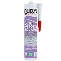 Colle pour Rosaces, Moulures et Objets de décoration Cartouche 310 ml-Quelyd Discount