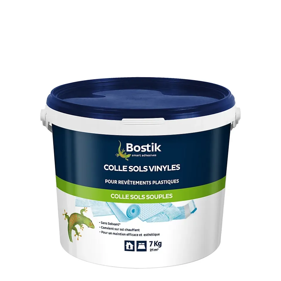 Colle Sols Souples pour Sols Vinyles - Revêtements Plastiques 7kg^Bostik Online