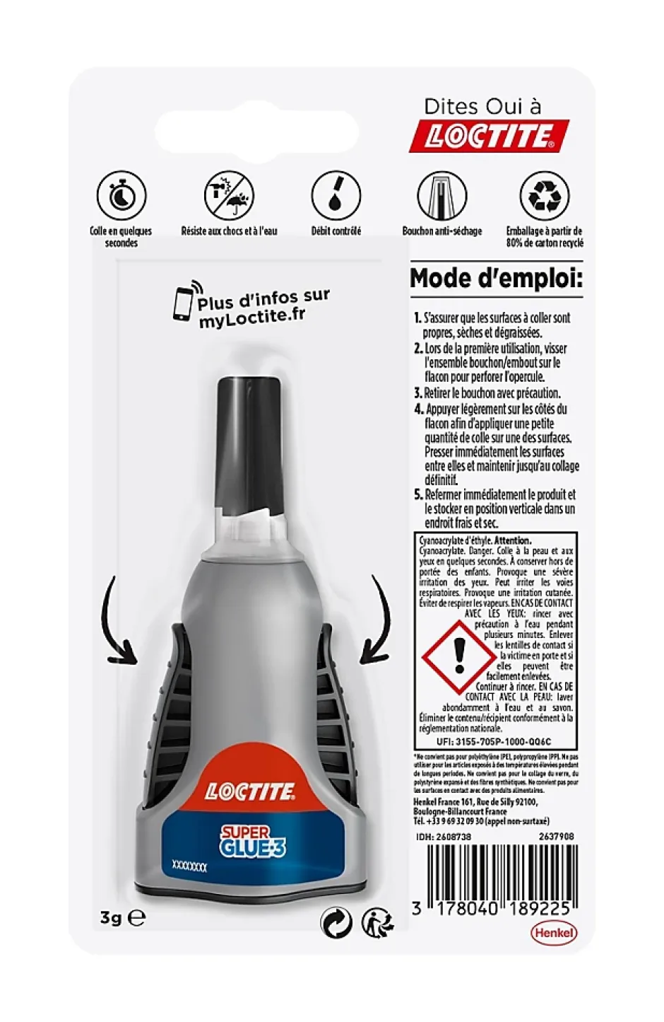 Colle Superglue-3 Control Liquide 3g^Loctite Sale