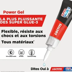 Colle Superglue-3 Power Gel 3g^Loctite Best
