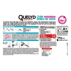 Colle toile de verre pâte avec indicateur coloré 5kg^Quelyd Discount